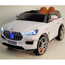 Детский электромобиль M 3104 (MP4) EBLR-1 Maserati, кожаное сиденье, белый